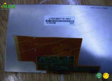 Flat Rectangle 4.3''  Samsung LCD Panel 480×272 Resolution 16.7M LMS430HF19 WLED