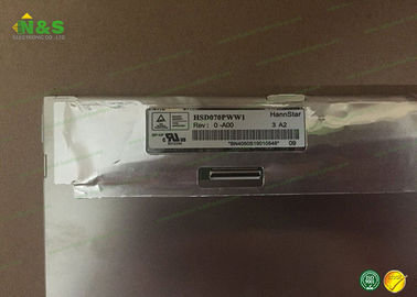 HSD070PWW1-A00    HannStar 	7.0 inch Normally Black  with  	150.72×94.2 mm