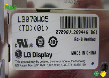 LB070WQ5- TD01 LG LCD Panel , Automotive 7 lcd screen Normally White