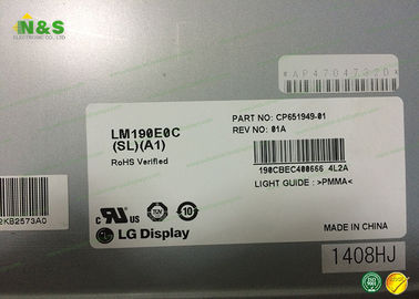 LM190E0C-SLA1	Normally Black 19.0 inch laptop lcd screen for Industrial Application