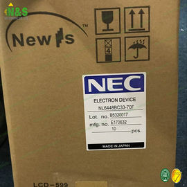 NL6448BC33-70F Resolution	640(RGB)×480 (VGA) 10.4 inch Weight	475/500g (Typ./Max.) Surface	Clear, Hard coating (3H)