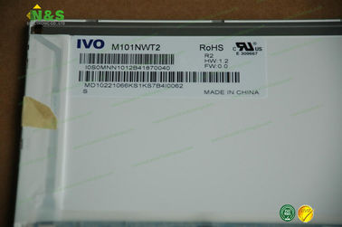 Normally White 10.1 inch M101NWT2 R2 TFT LCD Module IVO with 222.72×125.28 mm Active Area new and original